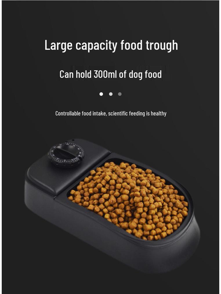 Smart Pet Feeder: Automatic Dog & Cat Food and Water Dispenser with Timed Lid