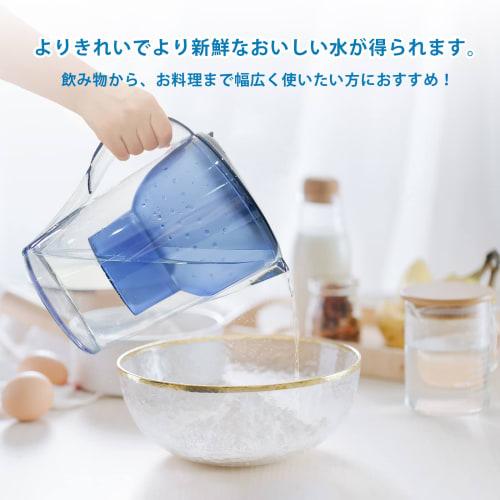 YIZEN Compatible Brita Cartridges for Water Purification, Pot Cartridges, Brita Compatible (Set of 6)