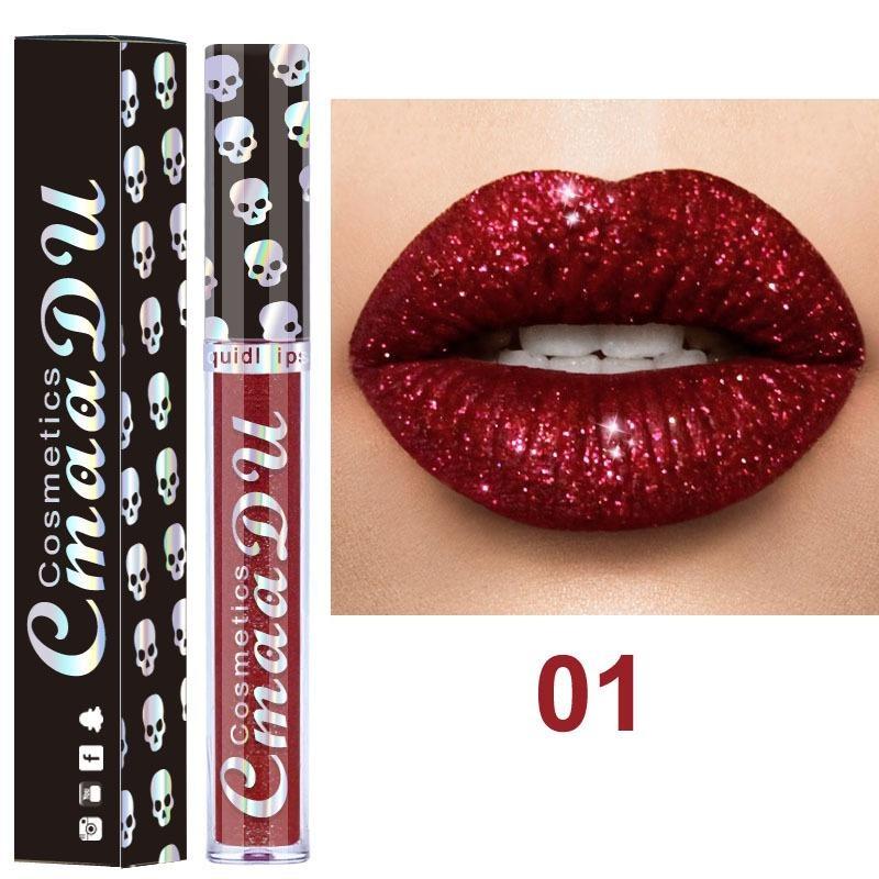 

Блиск для губ CmaaDu Laser Diamond Dream Gloss Shiny Metallic Lip Gloss Lip Gloss 01