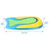 Heel Support Cups Shock Absorption Elastic Heel Pad Breathable Half Heel Insole for Pain Relief