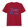 Womens Colon Cancer T Shirt For Someone Who Means The World To Me Black Vintage Washed Unisex Homme Fashion Stretched Soft