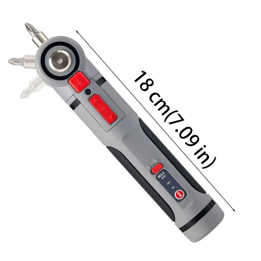 4 V Electrical Screwdriver Set Ergonomic Pen Shaped Power Drill Smart with LED Light Cordless Screwdriver Electrician Tool