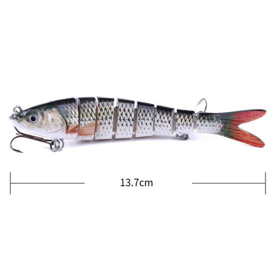 13,7 cm 27 g Multi Jointed Fishing Sztuczna realistyczna przynęta Wobbler Swim Bait