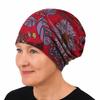 Multifunctional Turban Hats Plaid Print Casual Hedging Cap  Autumn and Winter