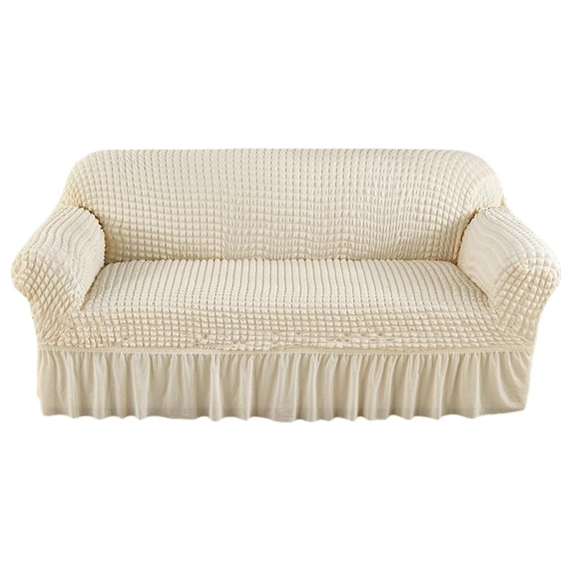 Plaids Seersuckers Sofa Cover for Living Room Stretch Sofa Slipcover for Home Armchair Cover 3 Seats Corner Couch Cover
