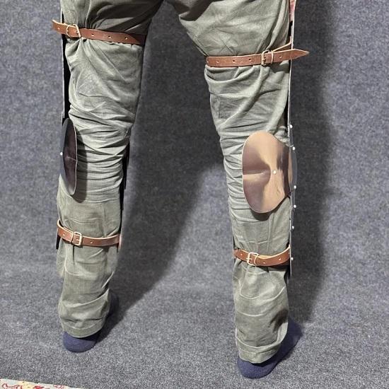 Medieval Greaves Leg Guard Set Polished Steel Protection for LARP  Cosplay