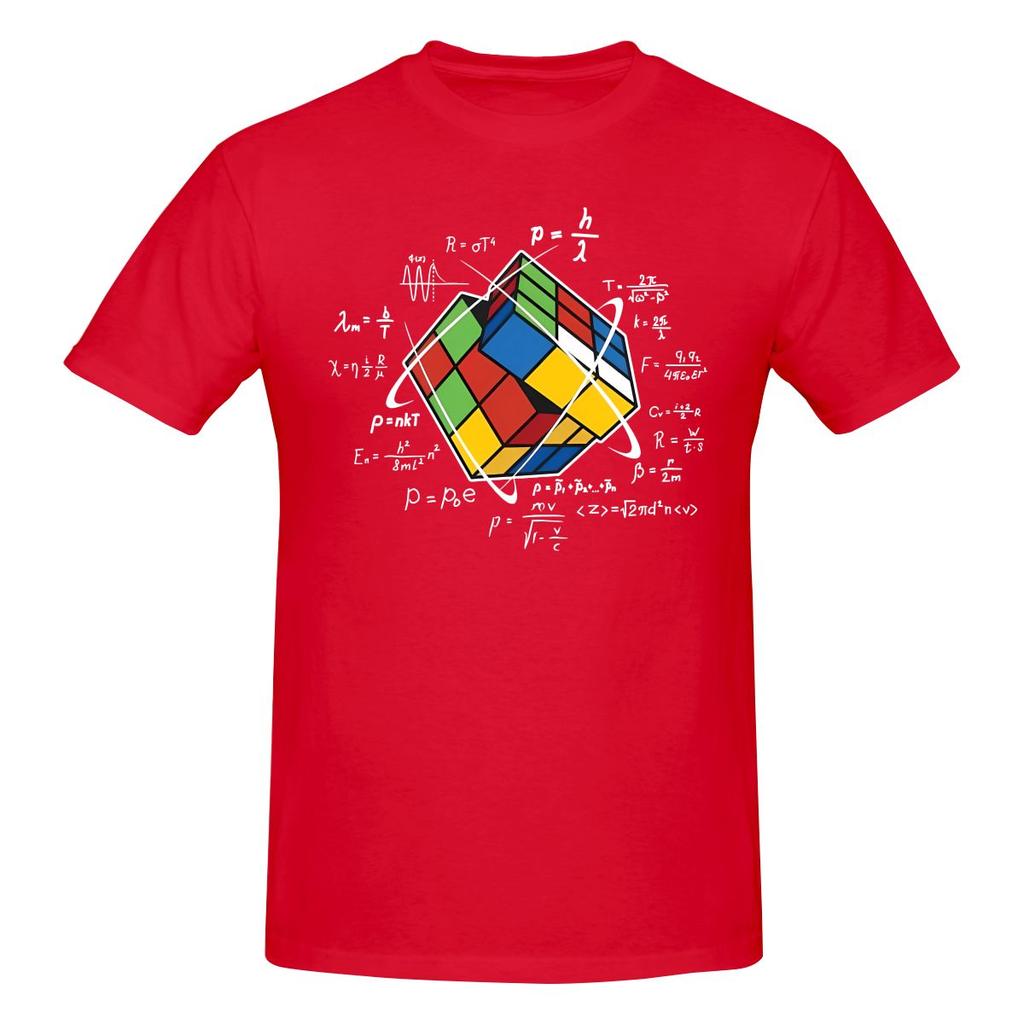 Rolig Cool Matematik Rubik Rubix Rubics Spelare Kub Matematik Unisex Tryckt T-shirt Unisex T-shirt Oversized