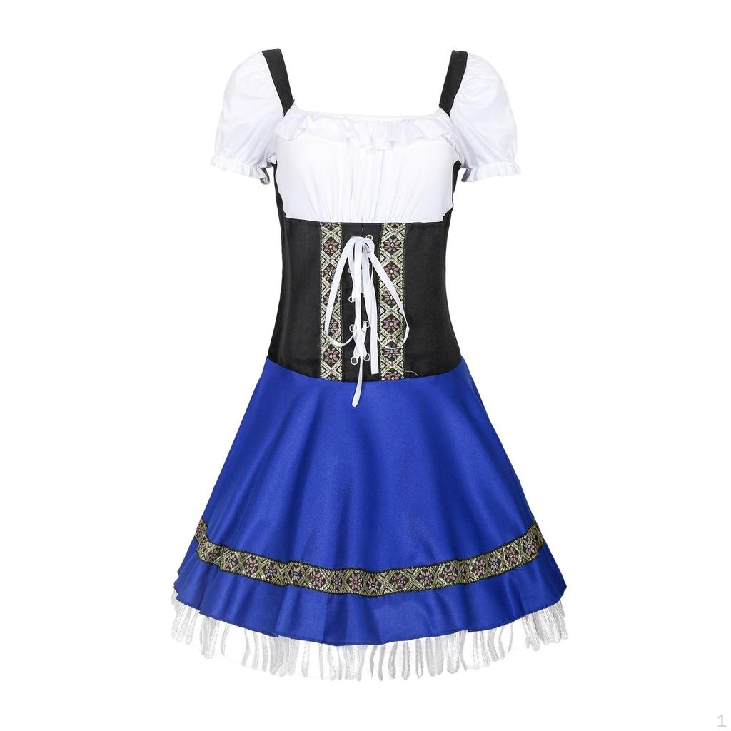 Costume German Girl Fancy Dress Maid Uniform