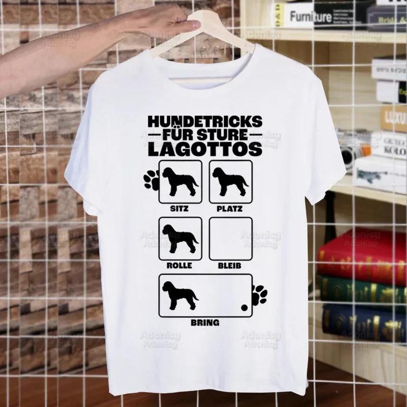 Das Leben ist besser mit Lagotto Romagnolo Herren Damen T-Shirt Tops Rundhals Weich Hund Italienische Rasse T-Shirt T-Shirt Kleidung T-Shirt