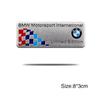 CTCE1 Keychain 3D Metal Car Sticker Fender Emblem Styling Decals Badge Accessorie For BMW Performance F30 357 Series X5 X6m MSports G3
