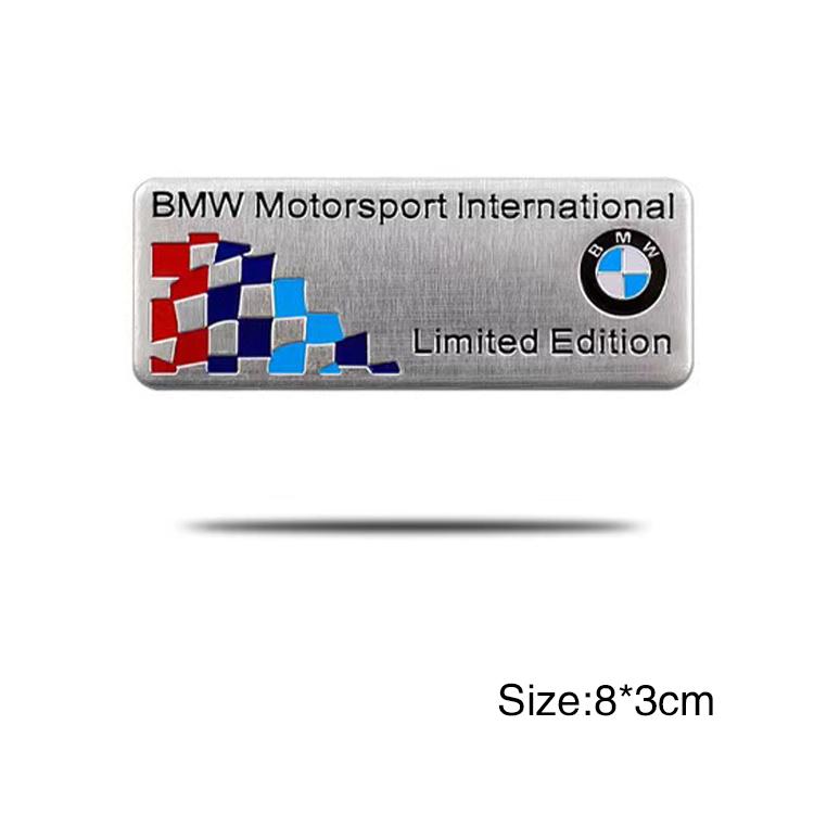 CTCE1 Keychain 3D Metal Car Sticker Fender Emblem Styling Decals Badge Accessorie For BMW Performance F30 357 Series X5 X6m MSports G3