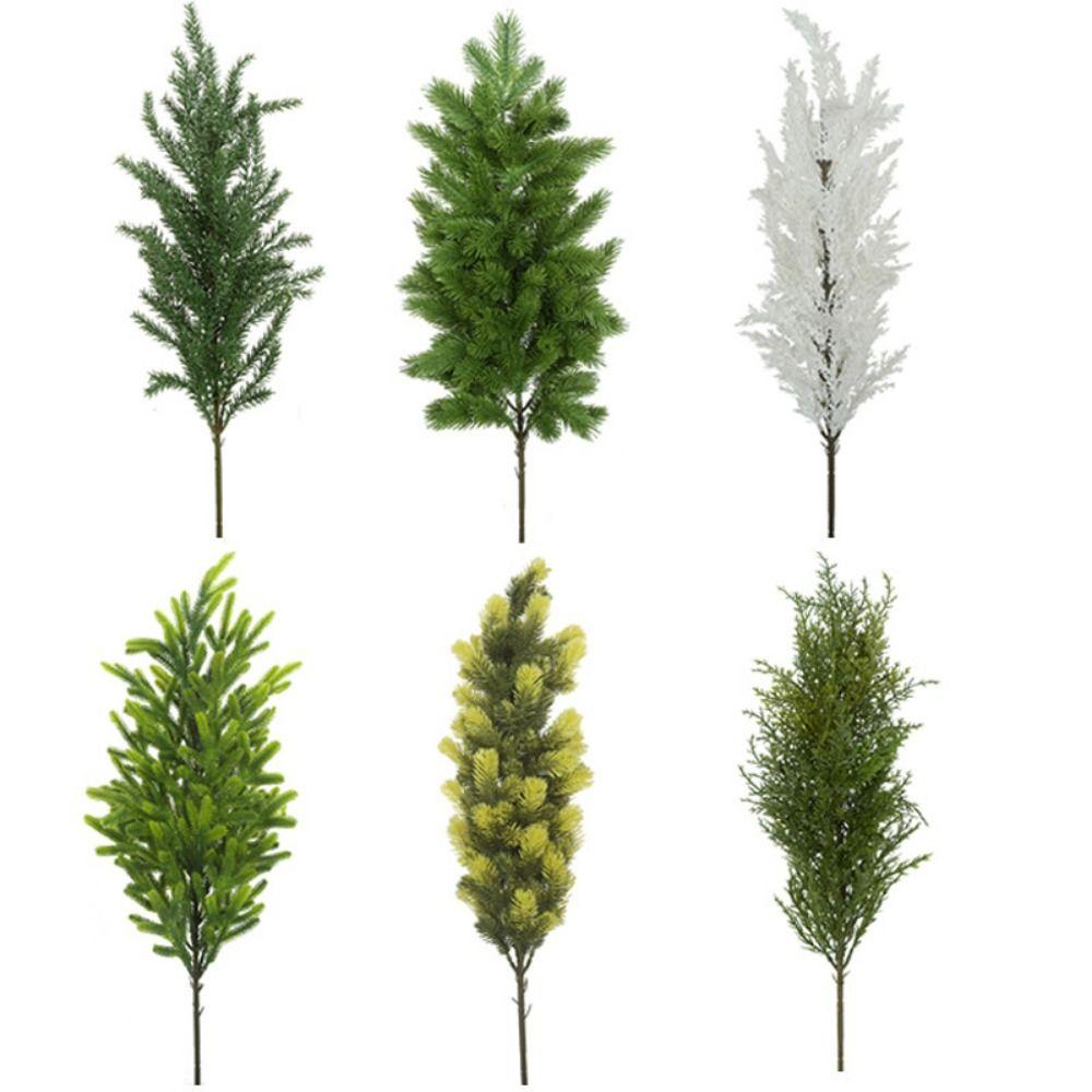 Plastic Christmas Pine Branches DIY Wreath DIY Decorative Wreaths Floral Arrangement