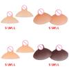 Flesh Pink Nipple Stickers Sexy Silicone Nipples Self-Suction Fake Nipples Female False Nipple Breast Chest Paste Teat Sticker