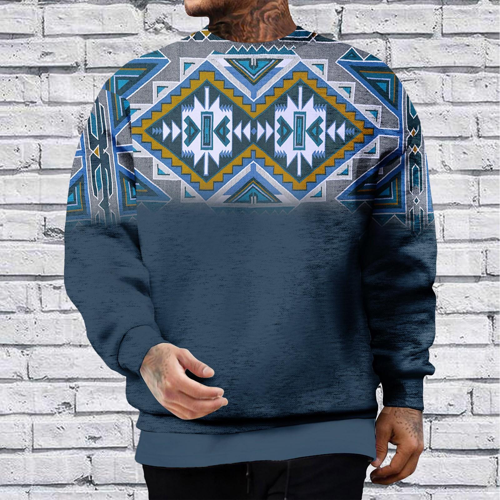 

Мужская осенне-зимняя круглая горловина с длинным рукавом, поддельная двухкомпонентная большая свободная утолщенная верхняя часть, пуловер, свитшот S