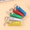 1pc Multifunctional ABS Plastic Folding Ruler,50cm/19.69in,10-Fold with Keychain,Compact and Portable,Folding Ruler Drawing Tool