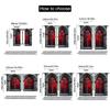 2pcs, 2D flat printing Curtains Gothic castle Versatile Polyester,Without Electricity Holiday Decorations Suitable for Party