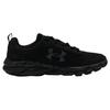Under Armour Charged Assert 8 Lightweight Comfortable Dry Soft Fabric Leather Low Top Casual Running Shoes Men Sneaker Black 3027030-001