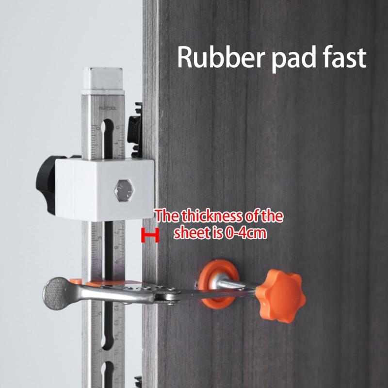 Upgrades Steel Drawer Rail Alignment Jig with Extendable Length Design Cabinet Slide Installation Tool for DIY Projects