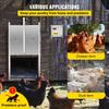 Automatic Chicken Coop Door, Timer and Light Sensor Chicken Door Opener, 12V 66W Chicken Coop Door, Electric Poultry Door Opener Kit with Infrared