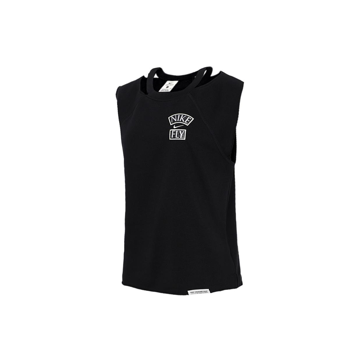 (WMNS) Nike Standard Issue Printing Sleeveless T-Shirt Black Women s CZ7222-010 L
