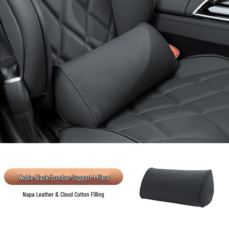 Maybach S-Class Bio-Cotton Car Seat Cushion Set with Headrest and Lumbar Support Pillow