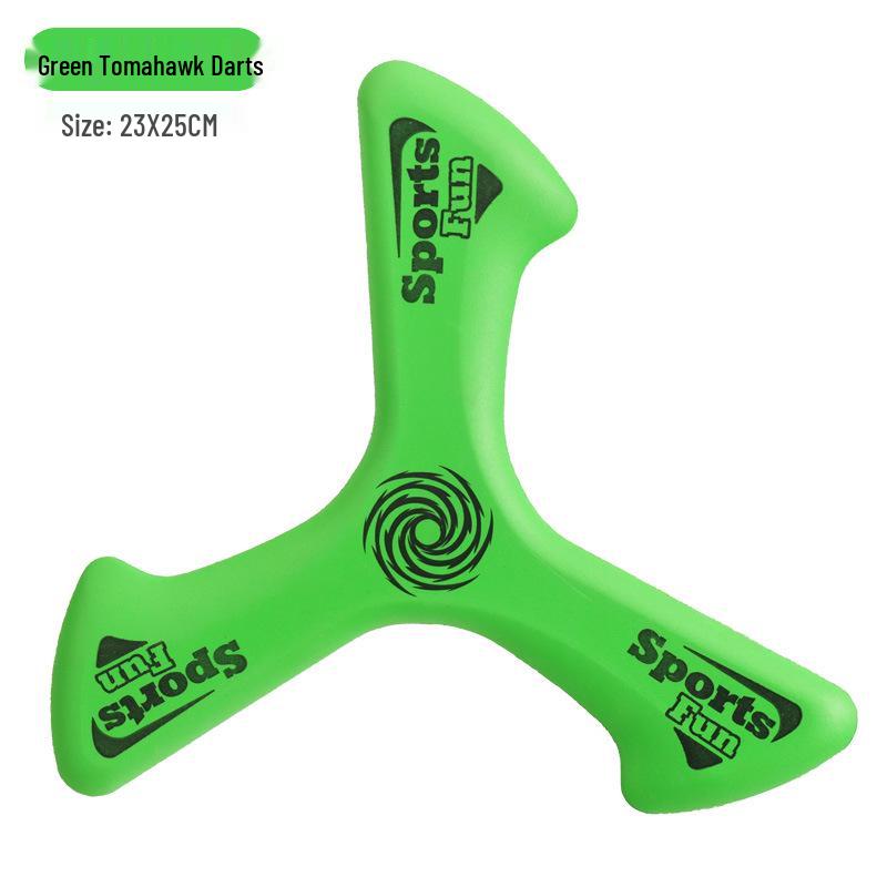 Children's Soft Boomerang Frisbee: Three-Leaf Outdoor Sports Toy for Boys and Parents