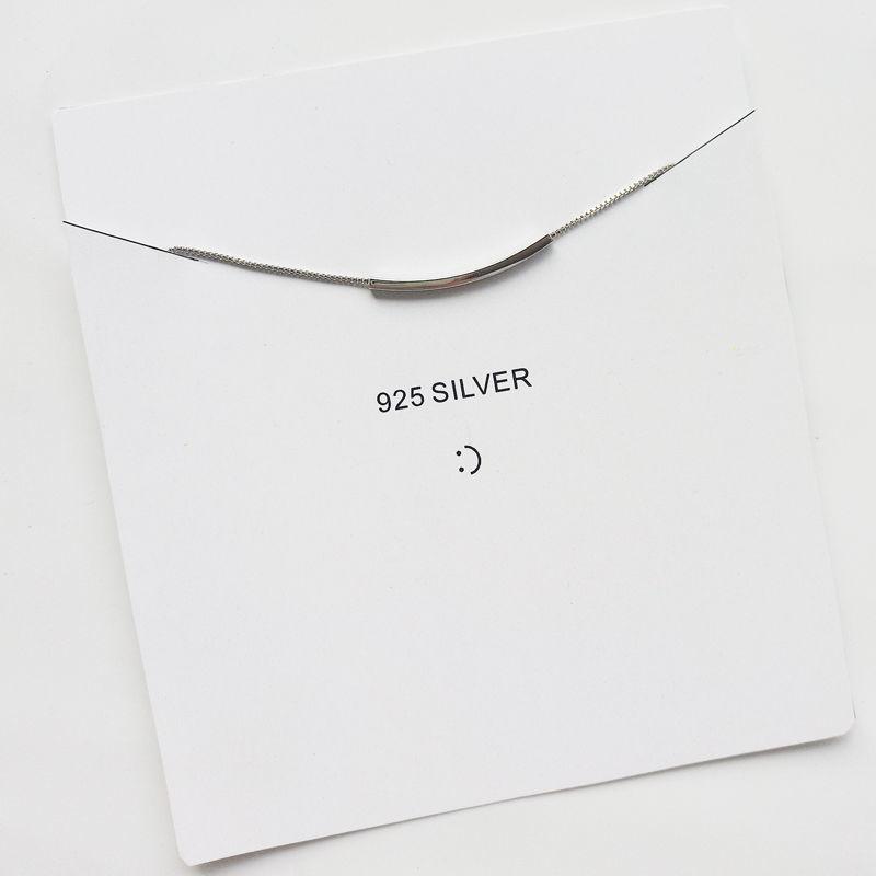 Bracelet women's simple smile pipe bend white niche high-end design cold wind girl bracelet