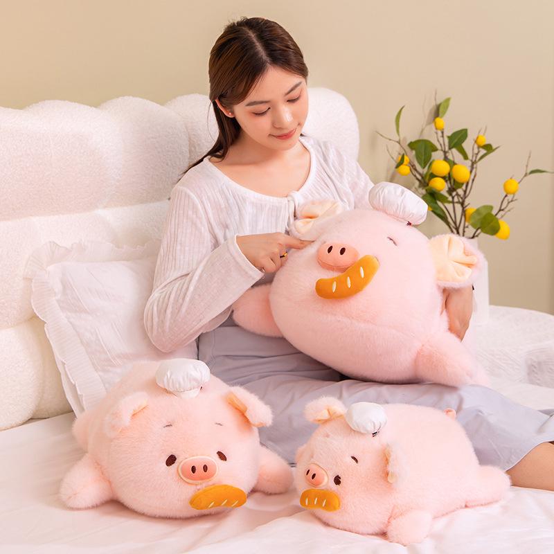 Angel Pig Plush Toy: Cute Sleep Companion Pillow Gift for Girls