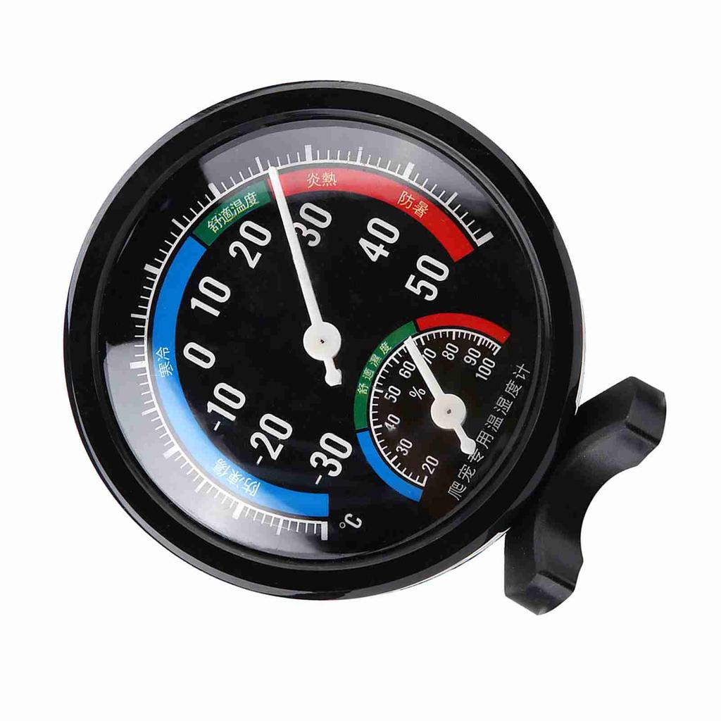 2 In 1 Reptile Tortoise Spider Pet Terrariums Temperature Hygrometer Thermometer