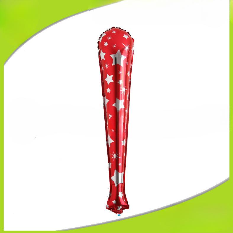 1 шт. Алюминиевая фольга Звезда Луна Палочка Гелиевый шар Детская классическая игрушка Палочка для жизни Шарик Red