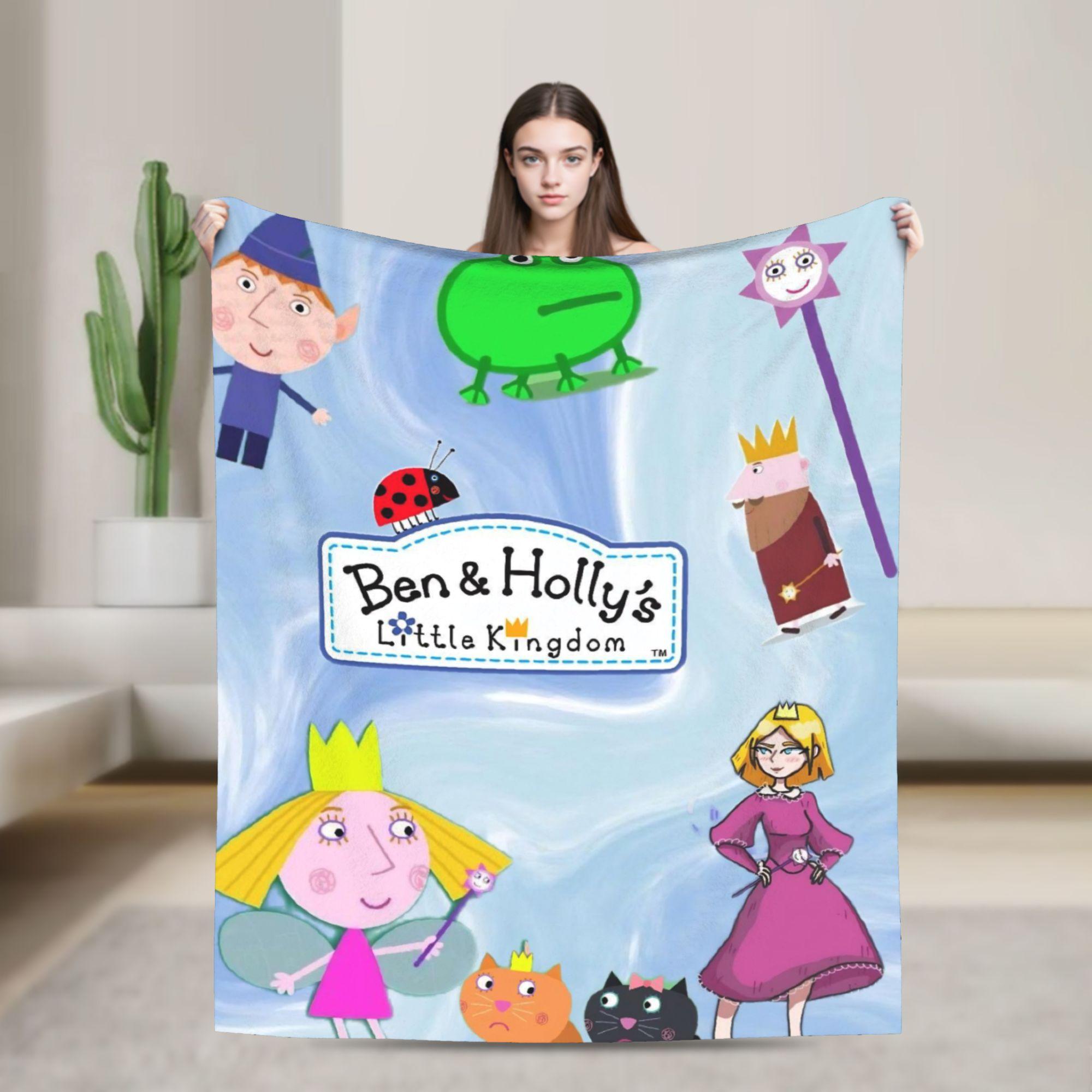 

Мультяшное одеяло Ben Holly Little Kingdoms из фланели, волшебное, для кино, креативное покрывало для кровати 125*100 см, теплое 30x40in