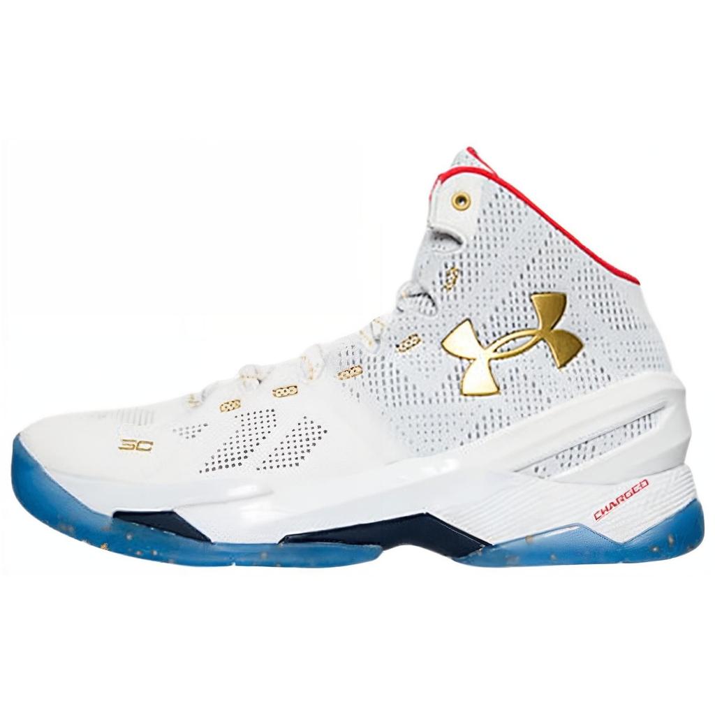 Under Armour Curry 2 All Star 2016 Under Armour, Curry, All Star Comfortable High top Basketball Shoes Men's White 1259007-102