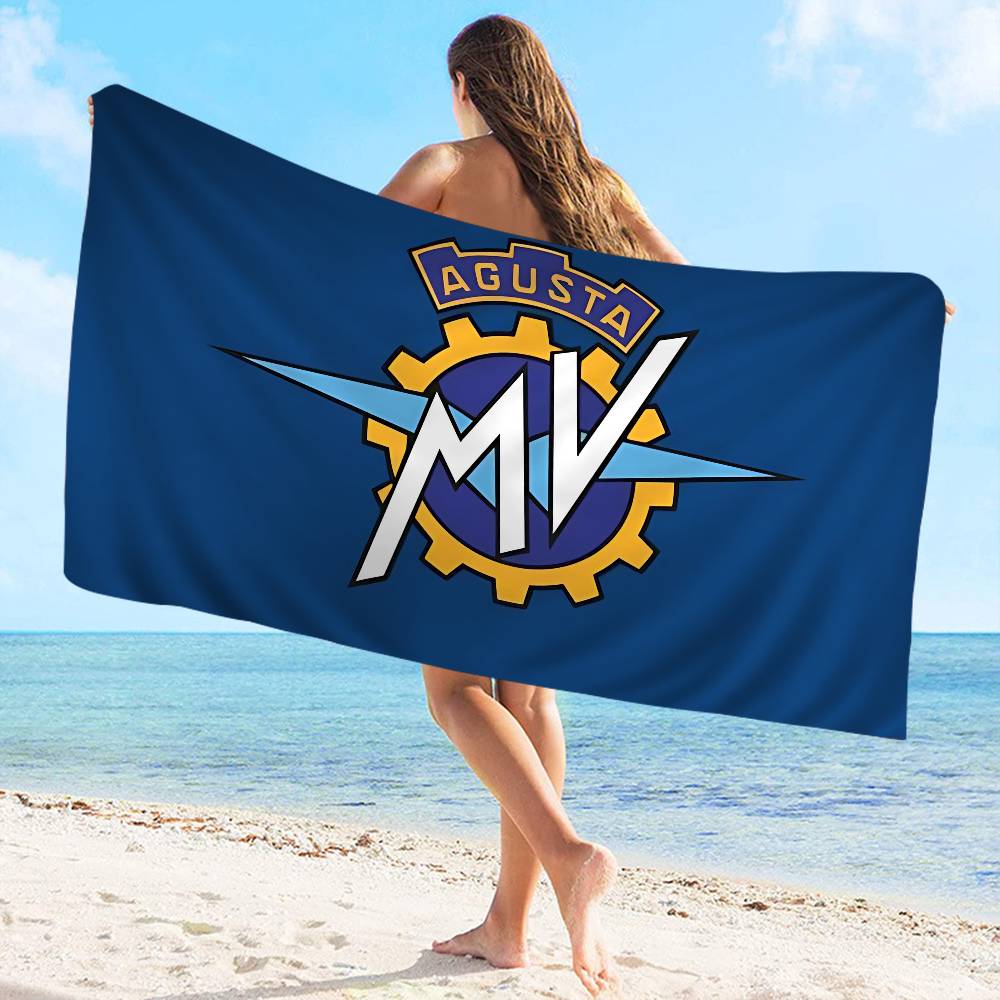 M-MV A-Agusta Microfiber Beach Towel Absorbent Quick Dry Soft Yoga Swimming Resort Mountain Climbing Towel