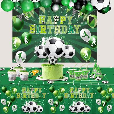 Soccer Birthday Party Backdrop Football Soccer Theme Birthday Party Decorations Photo Booth Props for Boys Kids