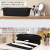 Travel essential storage bag: Black hair care tools travel bag, curling iron and straightener tools storage bag, 1 piece