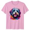 Colorful Dog Face TShirt Pet Portrait Dogs Gift For Him And Her