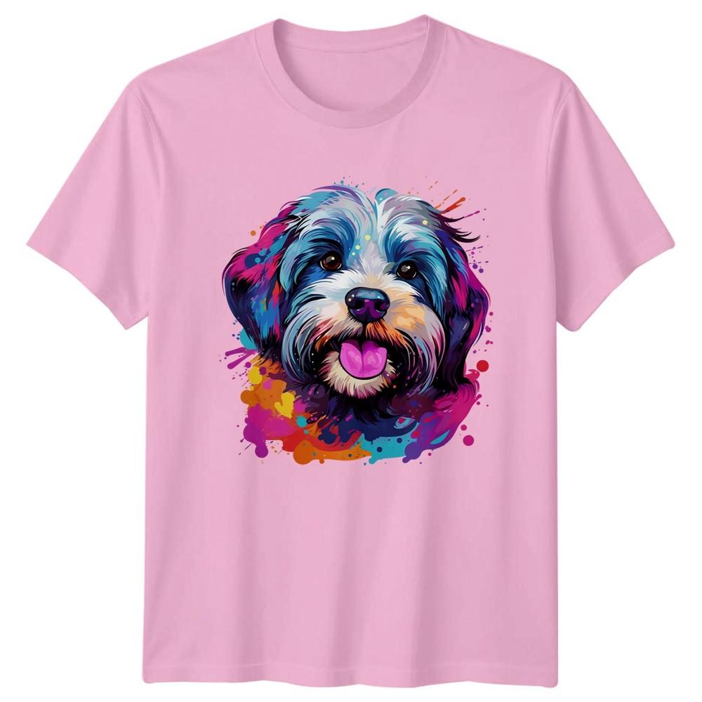 Colorful Dog Face TShirt Pet Portrait Dogs Gift For Him And Her