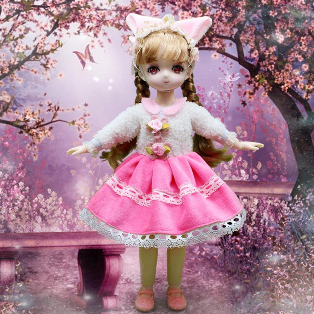 with Clothes 32cm Bjd Doll Spherical Joint Hinged Doll Mini Dolls 1/6 Bjd Dolls  Girls Gifts