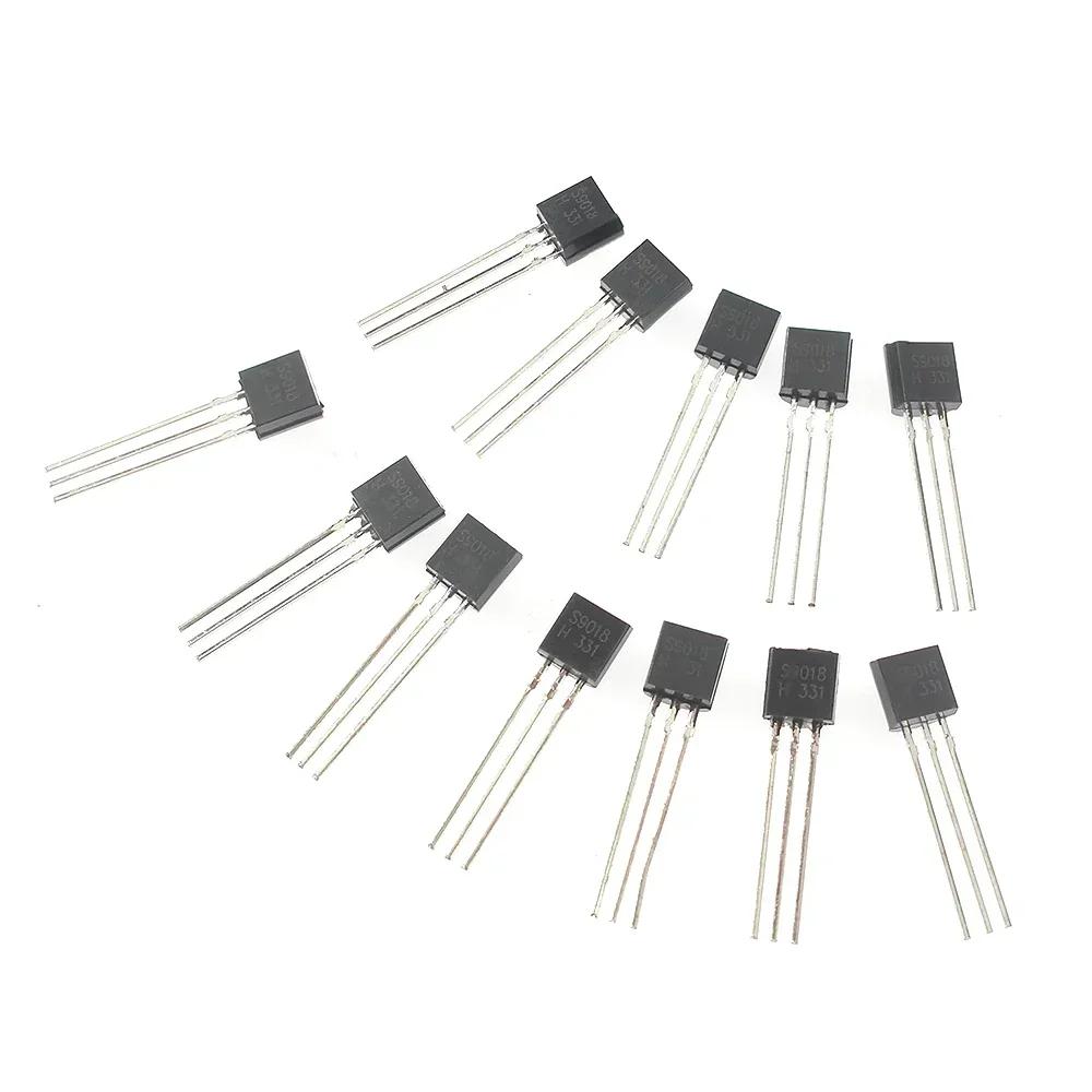 100PCS Transistors Set 2N2222 2N3904 2N3906 2N5401 2N5551 5 Types Transistors Kit NPN PNP 20pcs Each Values Electronics Kit