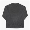 Enthiastudio Thermal Washed Black Unisex Long Sleeve Tee Es2260wb