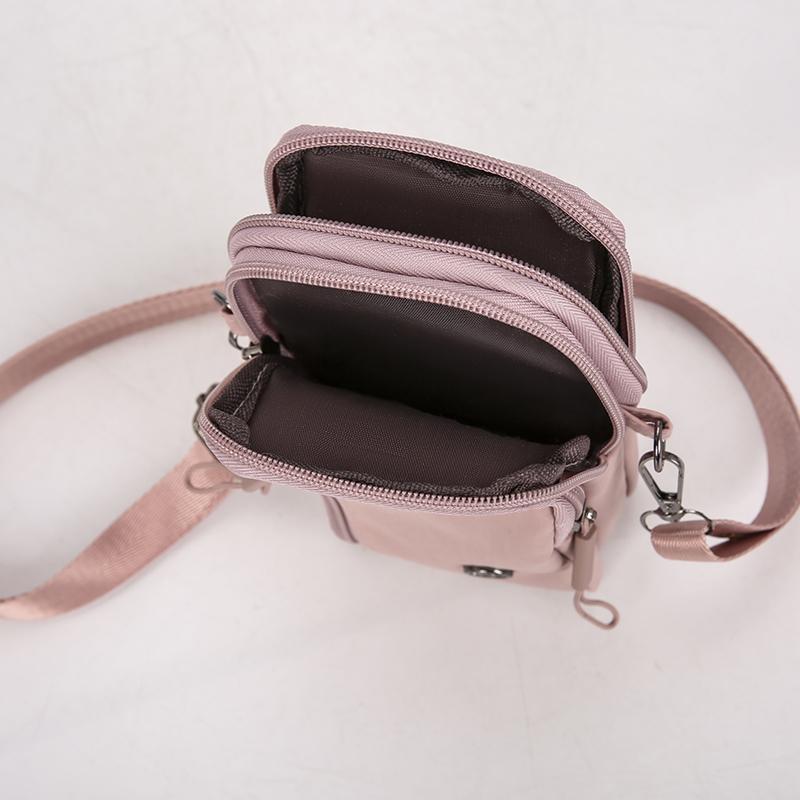 Neue Damen-Handytasche aus Nylon, Handytasche, Münzgeldbörse, Riemen, Umhängetasche, kleine Umhängetaschen für Damen, Geldbörse, Reisegeldbörse