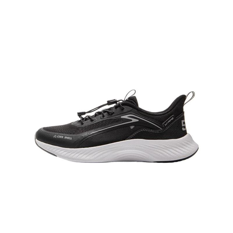 Li-Ning Kids Low-top Casual Shoes Black Asphalt Grey YKCV050-1 35