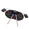 Roll-Up Drum Set Electronic Drum Kit 9 Silicon Drum Pads USB/Battery Powered with Drumsticks Foot Pedals for Children Kids