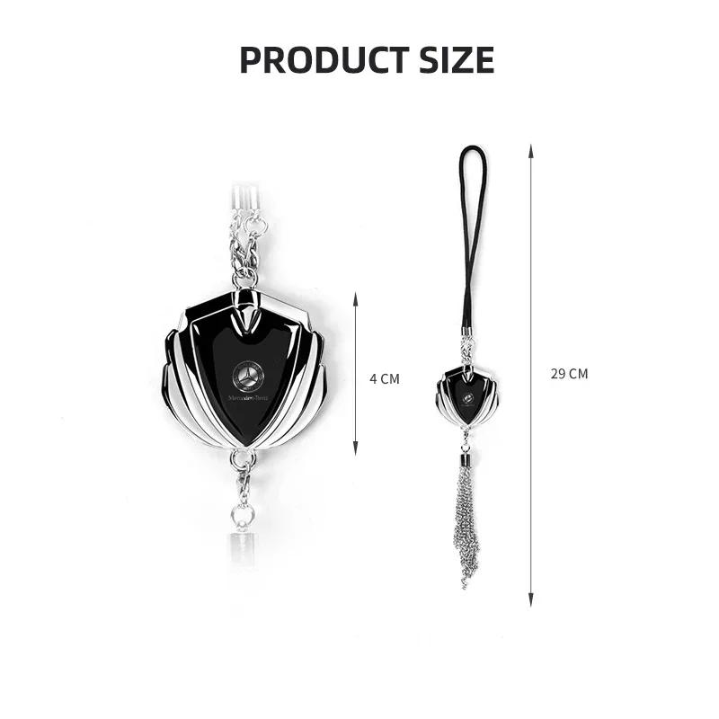 Car Rearview Mirror Pendant Auto Interior Hanging Ornaments Accessories For Mercedes Benz AMG W124 W202 W203 W204 W210 W211