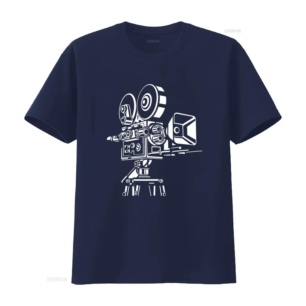 Maglietta Cinema Classica Pellicola Cinemascope per Amanti OG9G vintage Lavata Morbida Elegante Traspirante Versatile Unisex