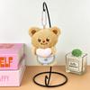 Plushie Bear Butter Keychain With Soft Pp Cotton For Valentines Gift Day