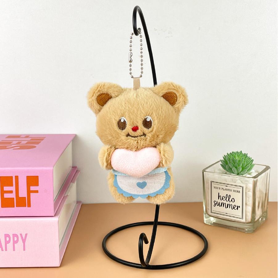 Plushie Bear Butter Keychain With Soft Pp Cotton For Valentines Day Gift