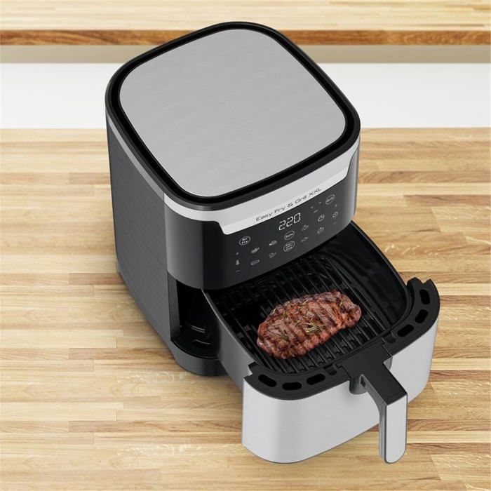 Friteuse - Tefal - EY801D - Noir - Température variable - Compacte
