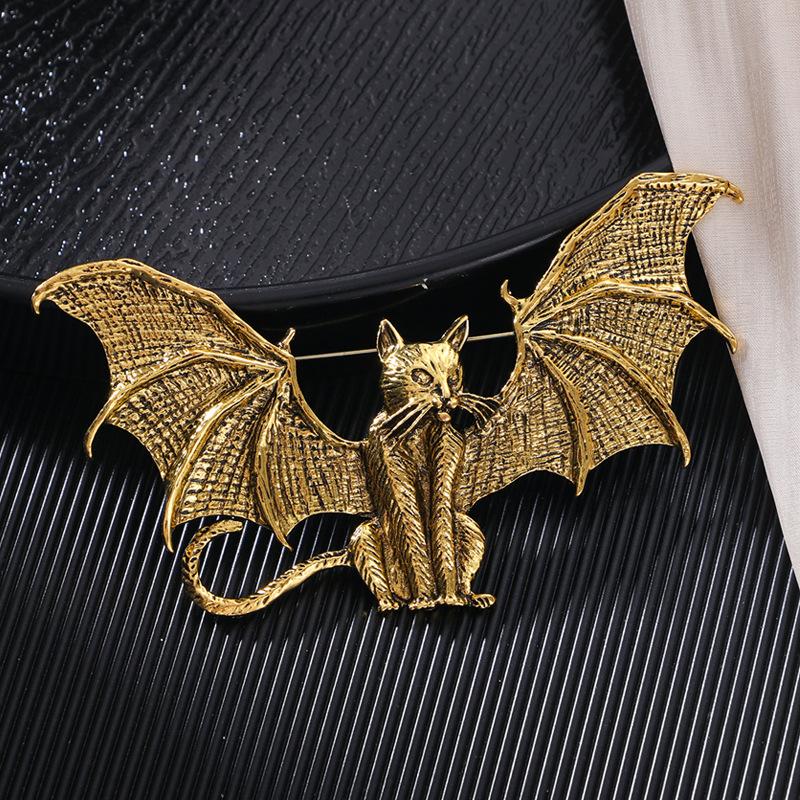 French Hair Clip, Gothic Witch Hair Clip Accessories, Bat Demon Cat Hair Clip, Suitable for Women's Hair Accessories, Hair Clip