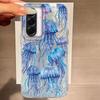 For Samsung Galaxy A56 A16 A26 A36 A06 A55 A35 A25 A15 A12 A32 A22 A14 A54 M22 M12 5G Pink Jellyfish Oceanic Fashion  Phone Case